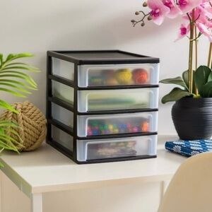 IRIS USA Small Organizer Drawers for Desk, Makeup, Toys, Jewelry, Office NEW